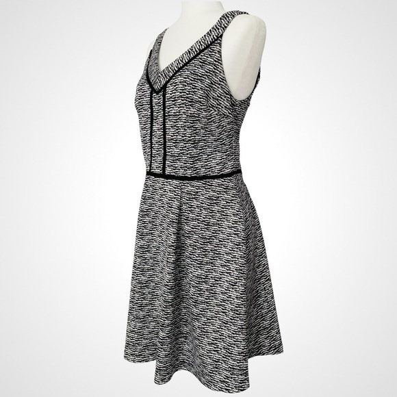 Mossimo Supply Co. Fit & Flare Striped Patterned Dress - Size M - Picture 1 of 5